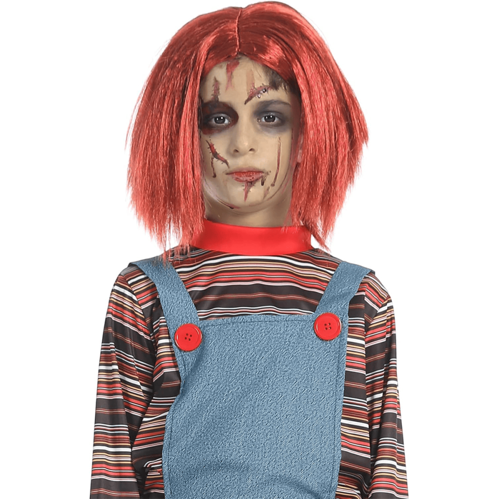 Peluca Muñeco Diabólico Talla Única Infantil