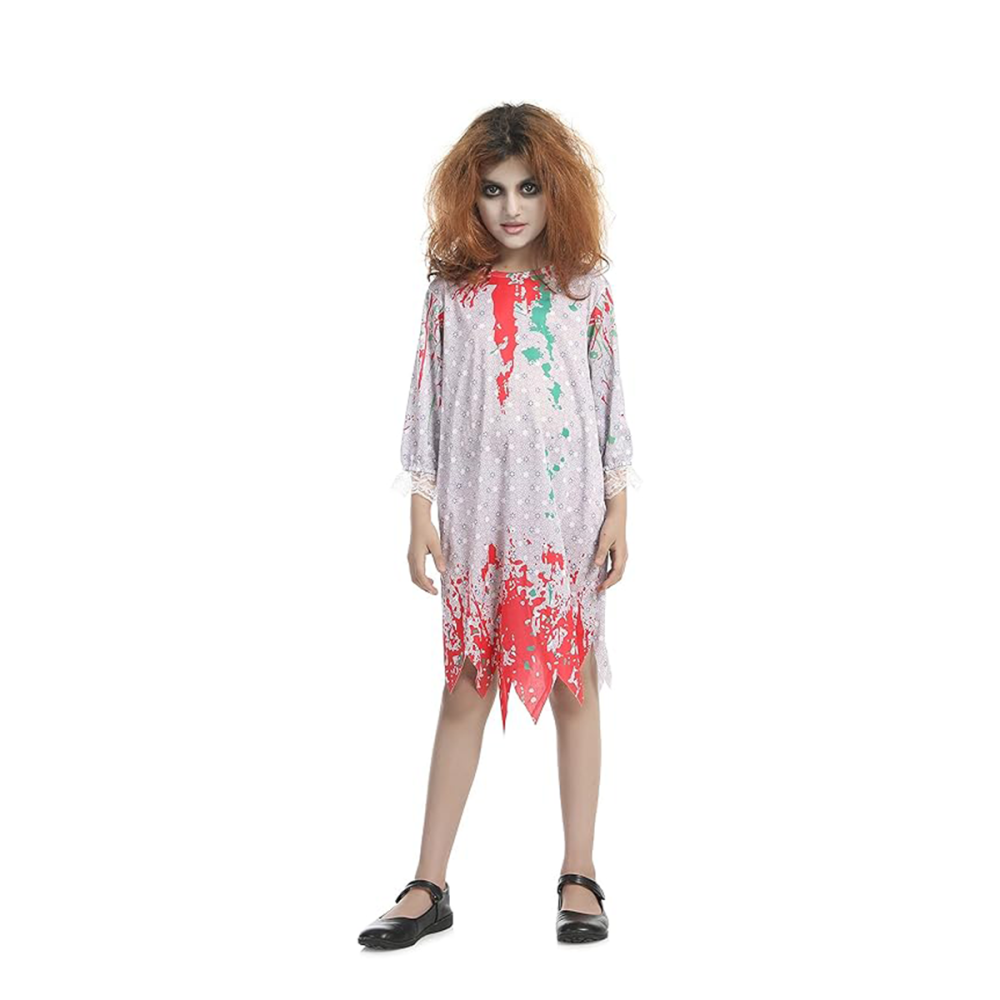 Disfraz de Niña del Exorcista con Camisón Sangriento para Halloween