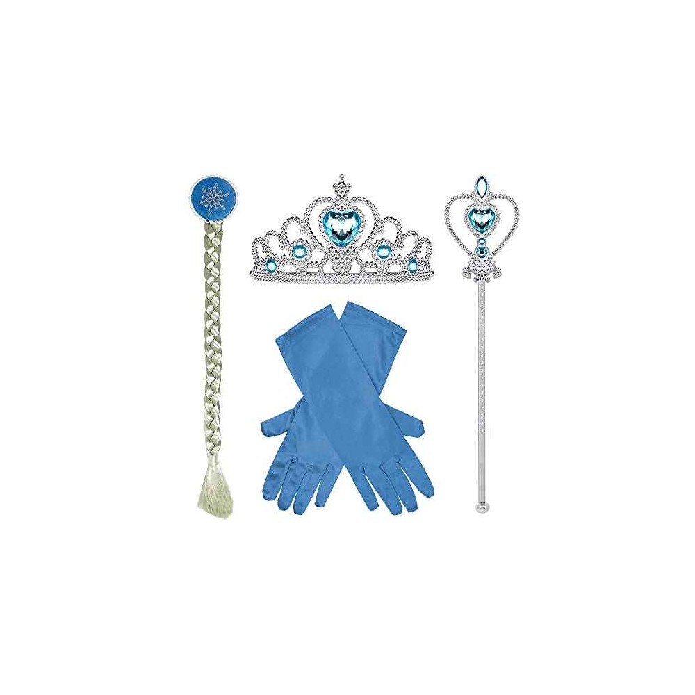 Accesorios de Princesa Guantes+Corona+Varita+Trenza (Infantil)