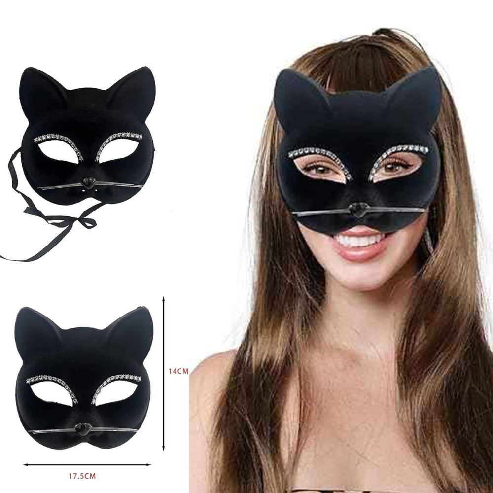 Máscara de Gato Sexy para Adulto – Carnavalife