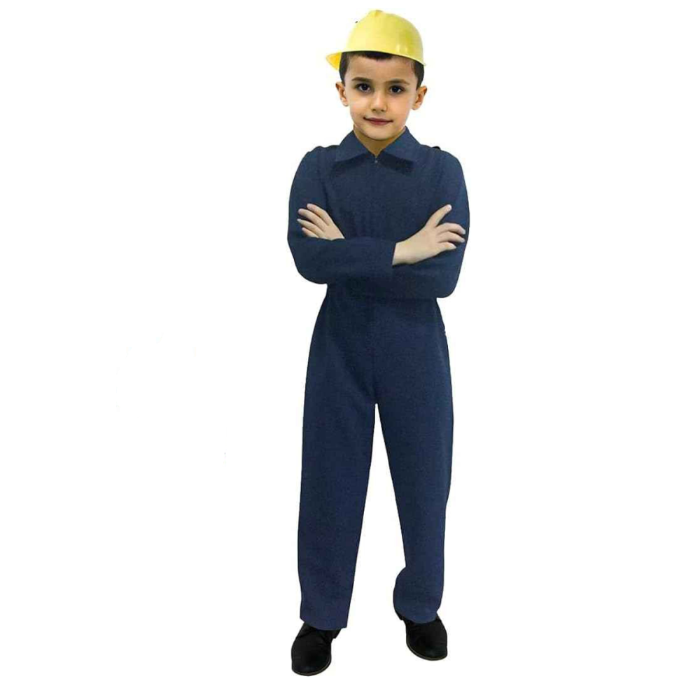 Disfraz de Niño Mecánico - Mono Azul de Trabajo 