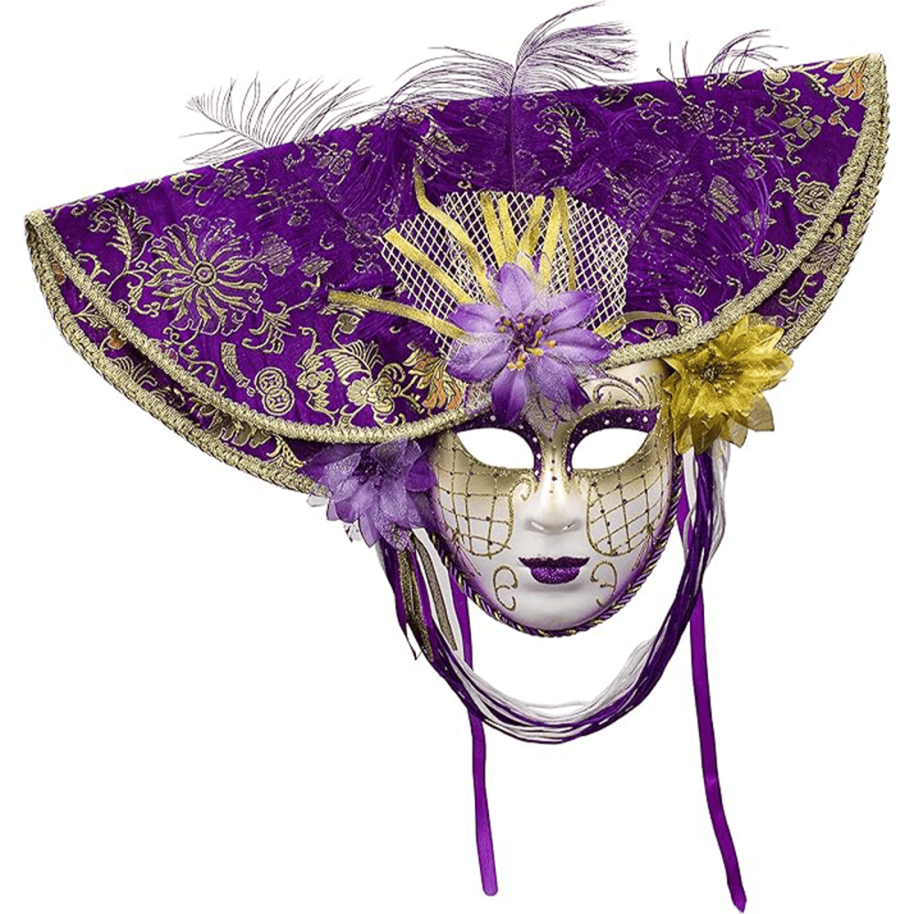 Máscara Veneciana para Carnaval y Halloween – Diseño Elegante y Colorido, Ideal para Fiestas y Fantasía