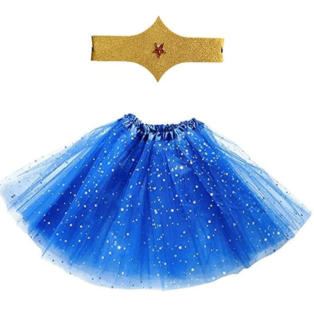 Set Wonder Woman - Tutu 30 cm y Diadema