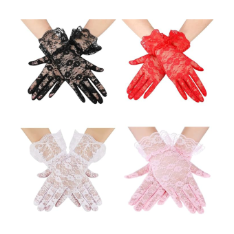 Guantes de encaje vintage en varios colores