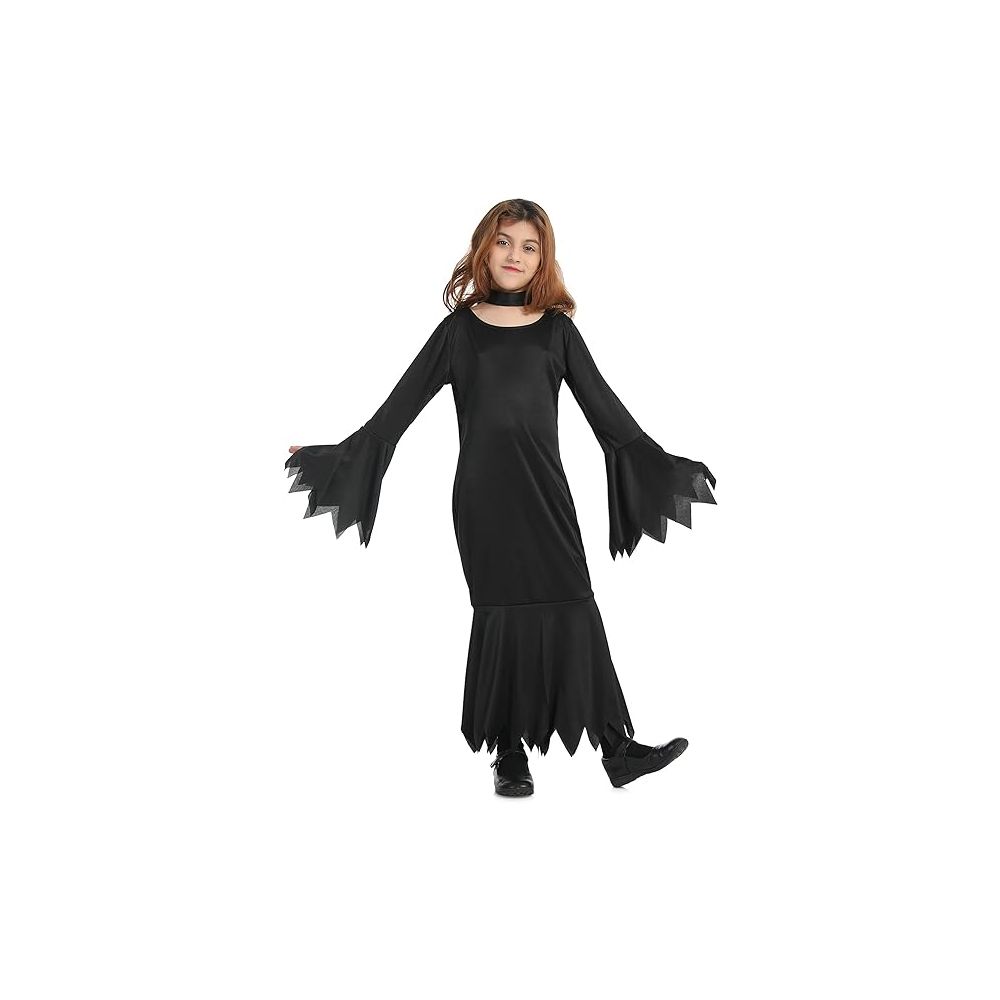 Disfraz de Morticia Addams  ( Infantil)