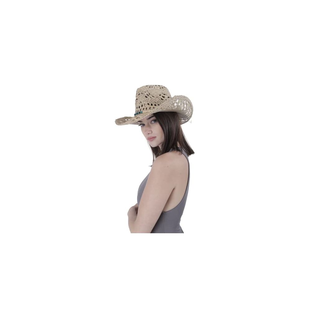 Sombrero de Cowboy de Paja  ( Adulto )