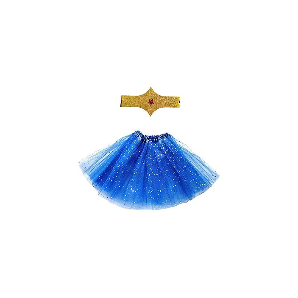 Tutu + Tiara 2 pcs  (Infantil Superwoman)