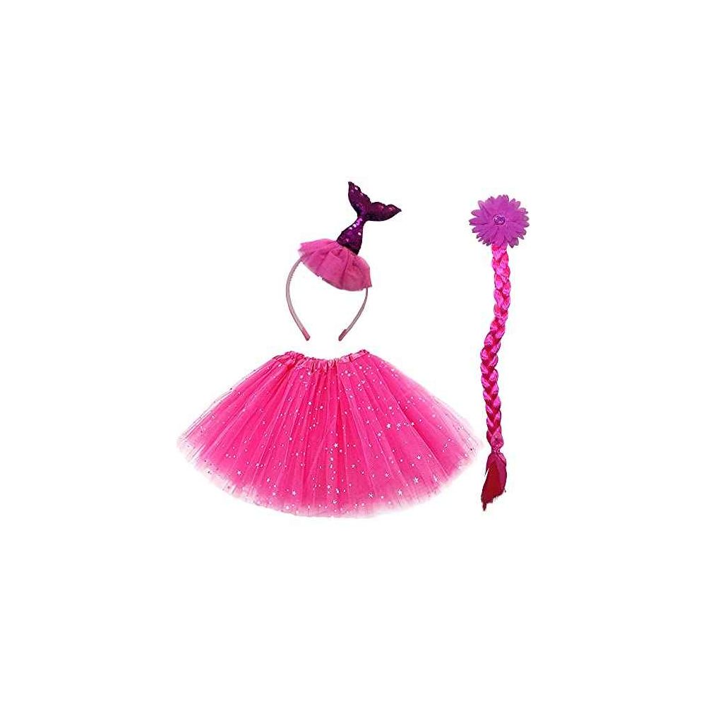 Pack de Sirena Tutu + Diadema + Trenza (Infantil)