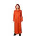 disfraz de túnica y capucha, estilo misterioso, ideal para Halloween o carnaval.