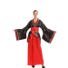 Disfraz Hanfu Completo: Elegante disfraz Hanfu con cárdigan satinado, falda midi y cinturón con lazo, inspirado en la moda tradicional china.