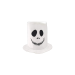 Sombrero de calavera estilo Jack en color blanco para disfraz de Halloween