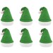 Pack de 6 Gorros Verdes de Navidad ( Infantil)