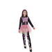 Disfraz Catrina infantil con pantalones de esqueleto para Halloween.