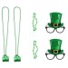 Pack de 6 piezas de Accesorios, 2 gafas en diseño de sombrero + 4 collares