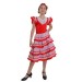Vestido de Sevillanas Rojo y Blanco ( Infantil )