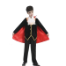 disfraz vampiro niño elegante, traje vampiro abotonado infantil, vampiro con capa niño, chaleco gótico vampiro niño, disfraz con pajarita murciélago