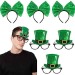 Pack de 3 Diademas y 3 Gafas San Patricio