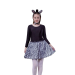 Disfraz Cebra Niña – Vestido, Diadema y Pajarita