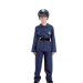 Disfraz de policía para niños y niñas con diseño auténtico y accesorios para un look realista.