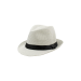 Sombrero Borsalino unisex de paja de papel, estilo clásico con trenzado fino y ala corta.