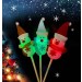 Bolígrafo de Colores Bonitos Navidad, Regalitos Navidad de Bolígrafos de Gel, Bolis Navideños con Muñeca Figura de Nieve para Decoración de Navidad y Fiesta de Año Nuevo, 3PCS