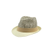 Sombrero borsalino unisex estilo italiano, fabricado en paja de papel con cinta decorativa, ideal para verano y looks casuales.