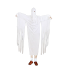 disfraz fantasma hombre, túnica blanca con capucha, disfraz Halloween terror, disfraz fiesta de disfraces