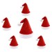 6 Gorros de Papá Noel de Navidad Adulto