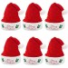 Pack de 6 Gorros de Papá Noel (Adultos)