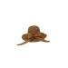 Sombrero de paja para mujer con lazo decorativo – Talla única elegante