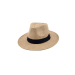 Sombrero Panamá elegante con cinta decorativa, estilo clásico ideal para eventos formales o looks casuales refinados