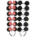 Pack de 12 Diademas de Orejas Ratón Minnie y Mickey