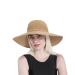 Sombrero de paja para mujer, elegante y funcional para protección solar en verano