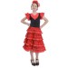 Vestido de Sevillanas Rojo y Negro ( Infantil )