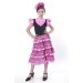 Vestido Sevillanas Fucsia ( Infantil )