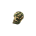 Gorra con estampado camuflaje militar y ajuste de velcro, estilo táctico urbano unisex