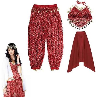 3Pcs Mujer Danza del Vientre ( Talla Única)