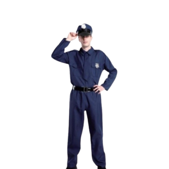 Disfraz de Policía Hombre, con Accesorios Incluidos.