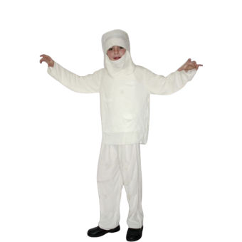 disfraz momia con camiseta vendaje y pantalón desgastado, disfraz Halloween infantil momia sin máscara