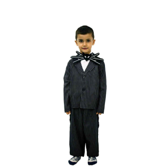 Disfraz infantil de Jack Skellington, traje completo para Halloween y fiestas temáticas.