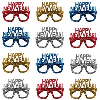 Pack de 12 Gafas de Happy New Year