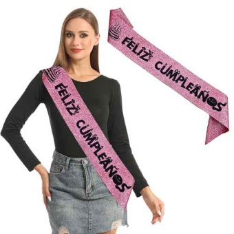 Banda Cumpleaños Brillantina