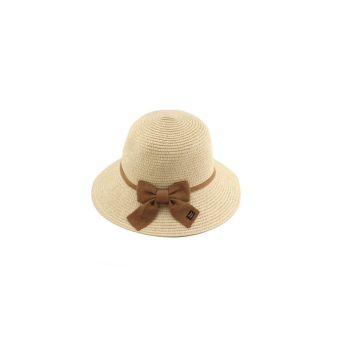 Sombrero Femenino con Moño Decorativo – Estilo Casual Elegante