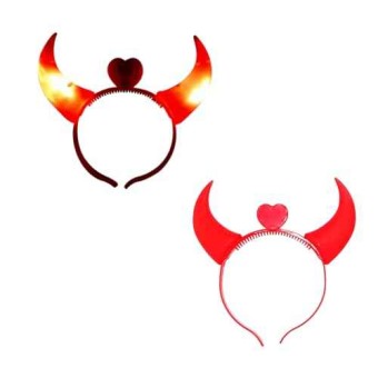 Diadema de Diabla con Luz