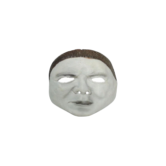 Máscara inspirada en Michael Myers blanca con cinta elástica para disfraces de Halloween