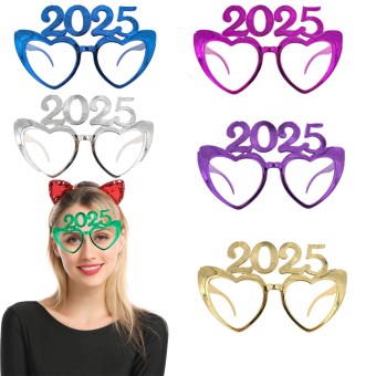 Pack de 6 Gafas 2025 Año Nuevo Noche Vieja