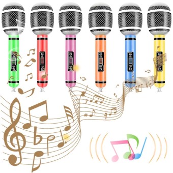 Microfono Inflable Años 80