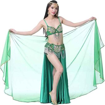 Mantón Chal Estola de Gasa de Danza del Vientre para Mujer