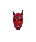 Máscara de demonio para adultos, complemento ideal para eventos de Halloween.