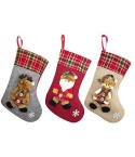 Botas de Navidad 3 PCS